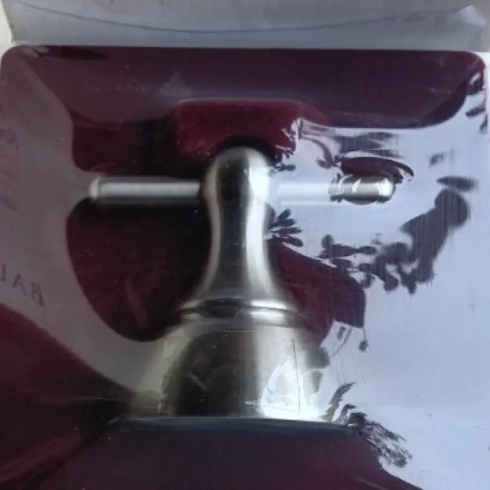 Baldwin Carnivale Crest Holder Robe Hook Made of Solid Brass Satin Nickel Finish